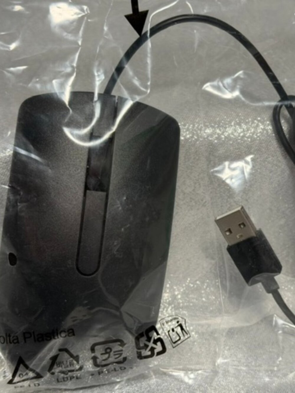 DELL 0WPHTC OEM WIRED USB MOUSE FACTORY SEALED NEW